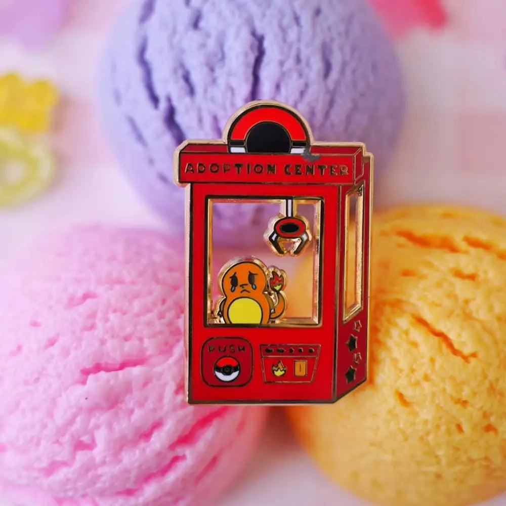 Pokemon Charmander Adoption Center Enamel Pin - Gifts