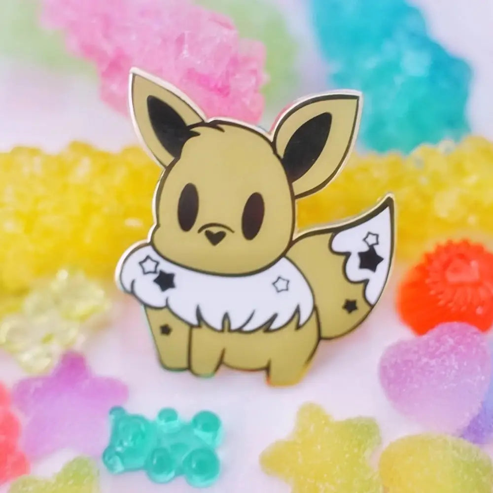Pokemon Shiny Eevee Enamel Pin Toys & Gifts Naytendo   