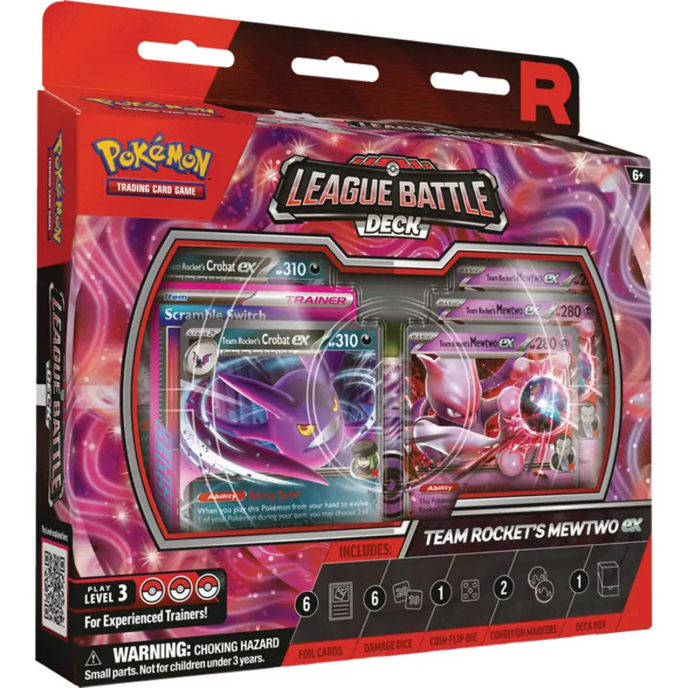 Pokemon TCG: Team Rocket’s Mewtwo ex League Battle Deck - Pokemon