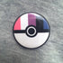 Pokemon Themed Pride Button - Genderfluid - Gifts