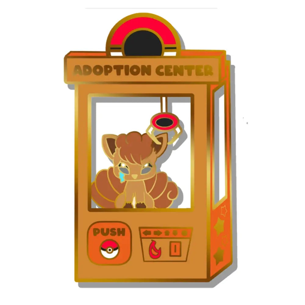 Pokemon Vulpix Adoption Center Enamel Pin - Gifts