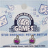 Potion bottle post earrings with a purple enamel finish and silver metallic detailing in a stud design