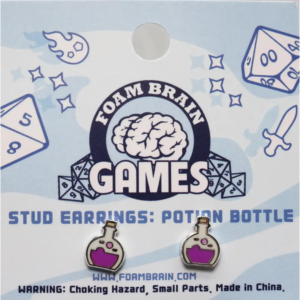 Potion Bottle Post Earrings Toys & Gifts Foam Brain Games   