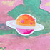 Pride Cosmos Stickers - Lesbian Saturn - Gifts