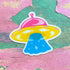 Pride Cosmos Stickers - Pansexual UFO - Gifts