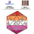 Pride D20 Sticker - Lesbian Pride - Gifts