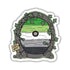 Pride Fairy Door Sticker - Aromantic - Gifts