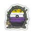 Pride Fairy Door Sticker - Nonbinary - Gifts