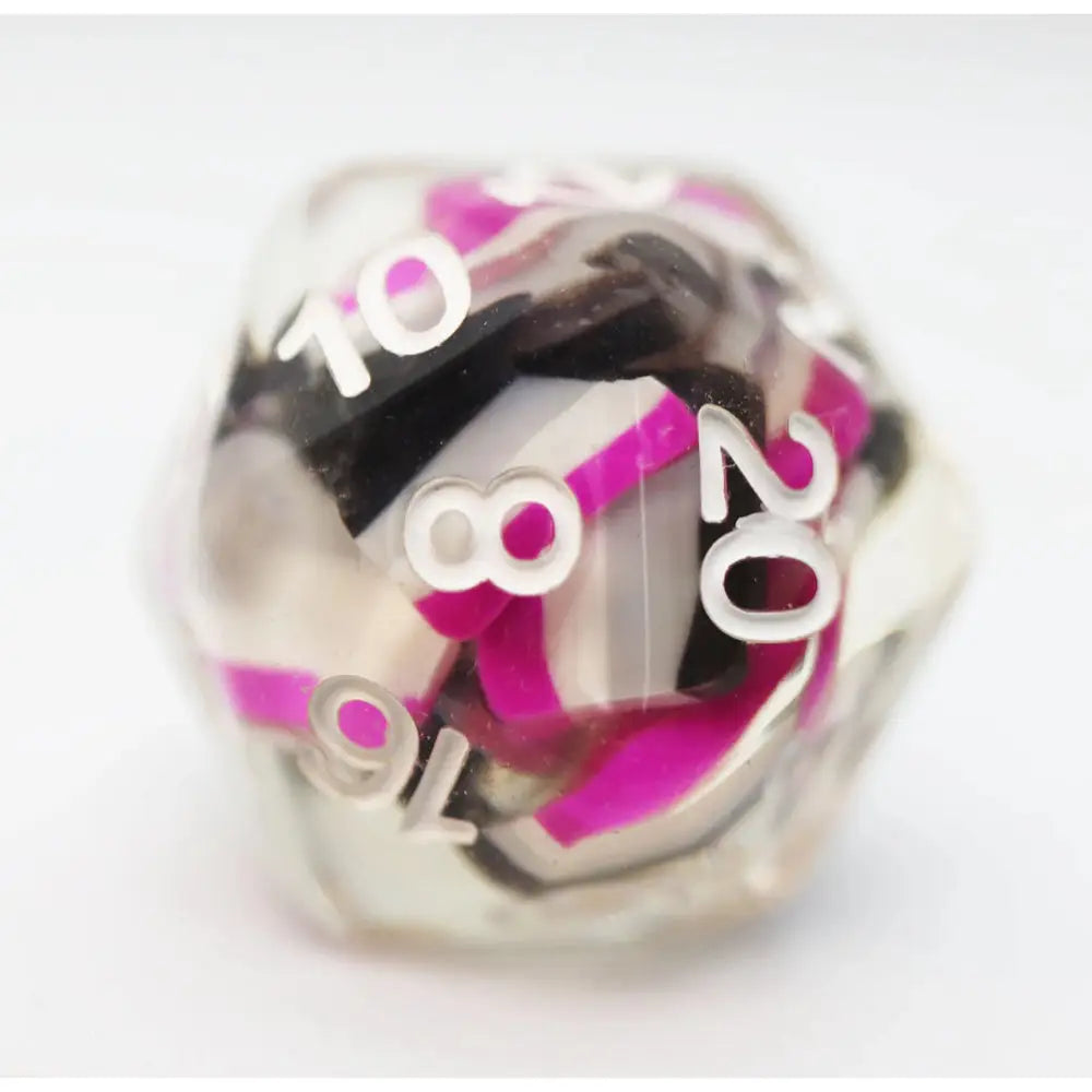 Pride Flag D20 - Demisexual - Dice & Dice Supplies