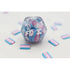 Pride Flag D20 - Transgender - Dice & Dice Supplies