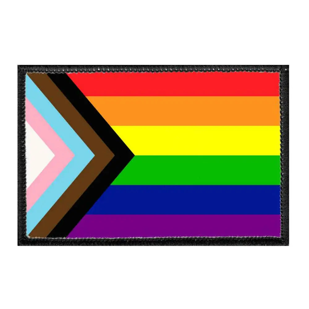 Pride Flag Removable Velcro Patch - Progress Pride - Toys & Gifts