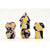 Pride Flag Sharp Edge Silicone Polyhedral (D&D) Dice Set (7) - Nonbinary - Dice & Dice Supplies