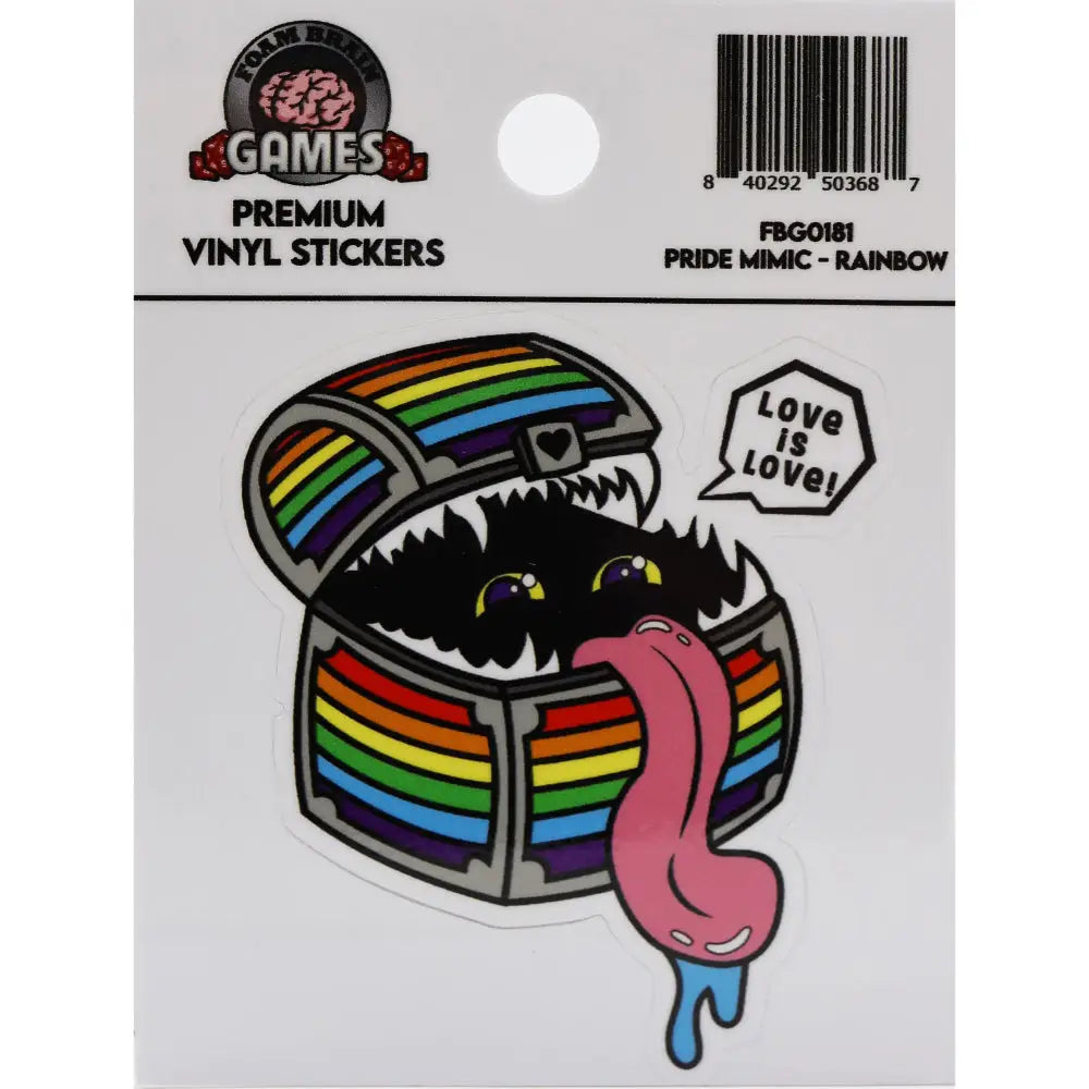 Pride Mimic Sticker Toys & Gifts Foam Brain Games Rainbow Pride  