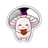 Pride Mushroom Sticker - Demisexual - Gifts