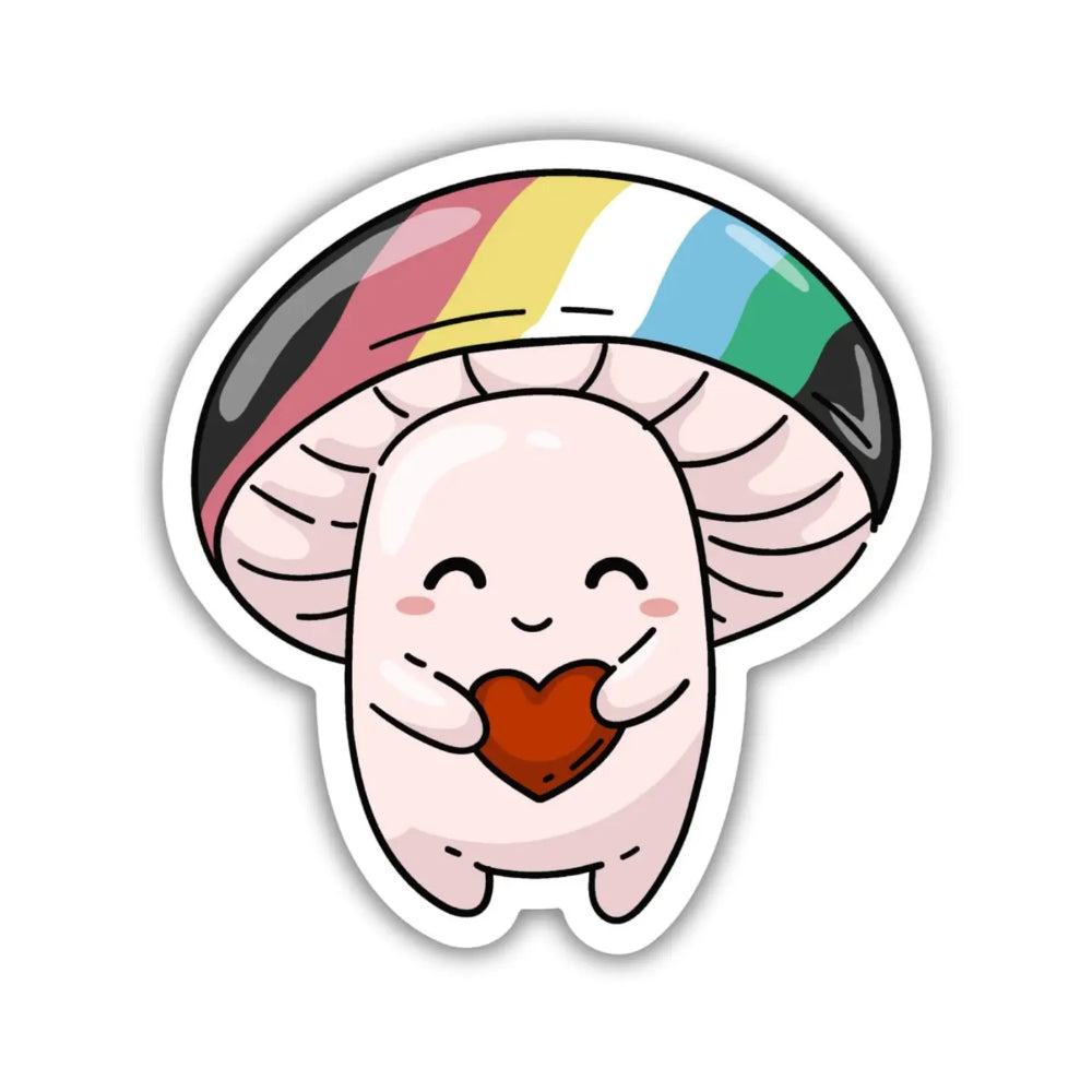 Pride Mushroom Sticker - Disability - Gifts