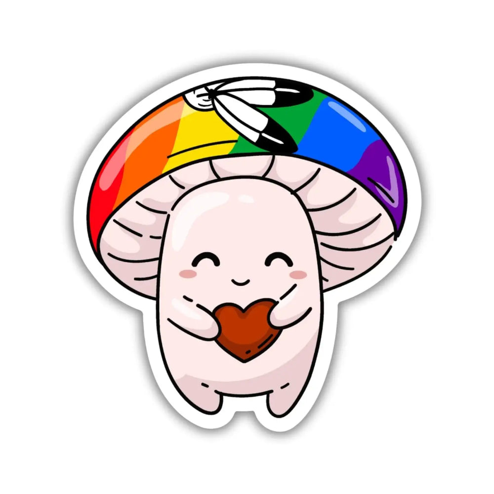Pride Mushroom Sticker - Two-Spirit - Gifts