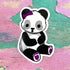 Pride Plushies Stickers - Asexual Panda - Gifts