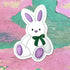 Pride Plushies Stickers - Genderqueer Rabbit - Toys & Gifts