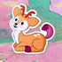 Pride Plushies Stickers - Lesbian Fawn - Gifts