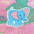 Pride Plushies Stickers - Trans Elephant - Toys & Gifts