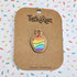 Pride Potion Bottle Wooden Pin - Rainbow - Gifts