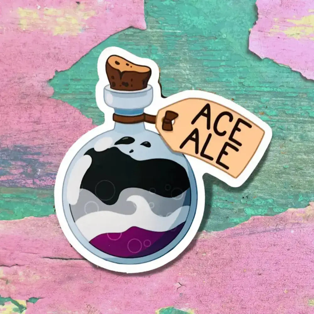 Pride Potion Stickers - Ace Ale - Gifts