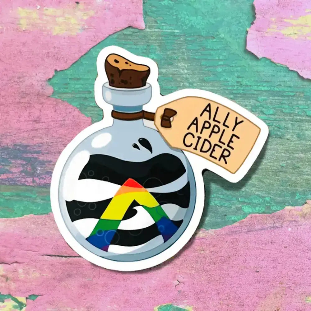 Pride Potion Stickers - Ally Apple Cider - Gifts