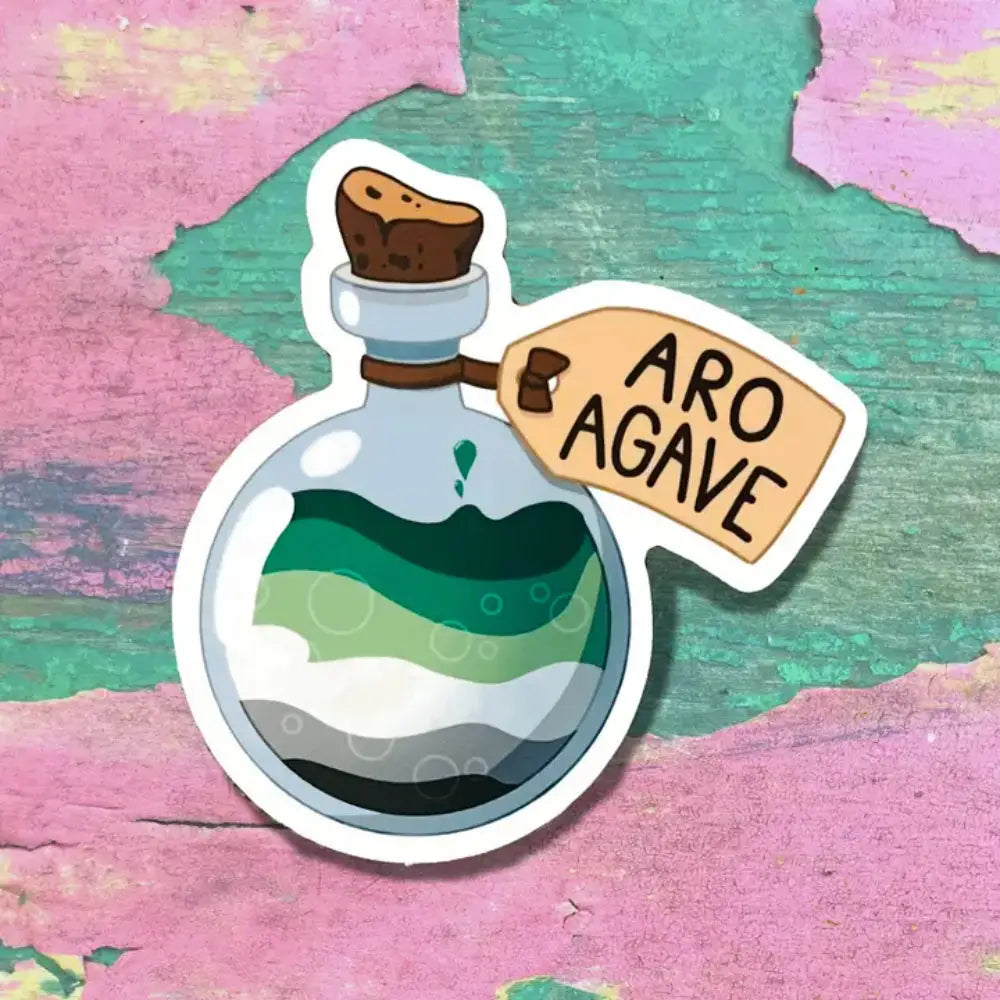 Pride Potion Stickers - Aro Agave - Gifts