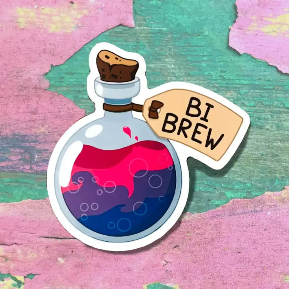 Pride Potion Stickers - Bi Brew - Gifts