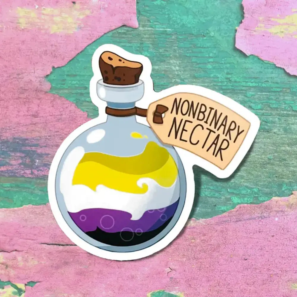 Pride Potion Stickers - Nonbinary Nectar - Gifts
