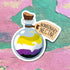 Pride Potion Stickers - Nonbinary Nectar - Gifts