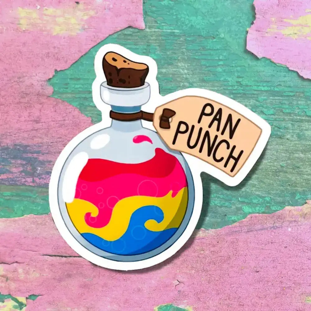 Pride Potion Stickers - Pan Punch - Gifts