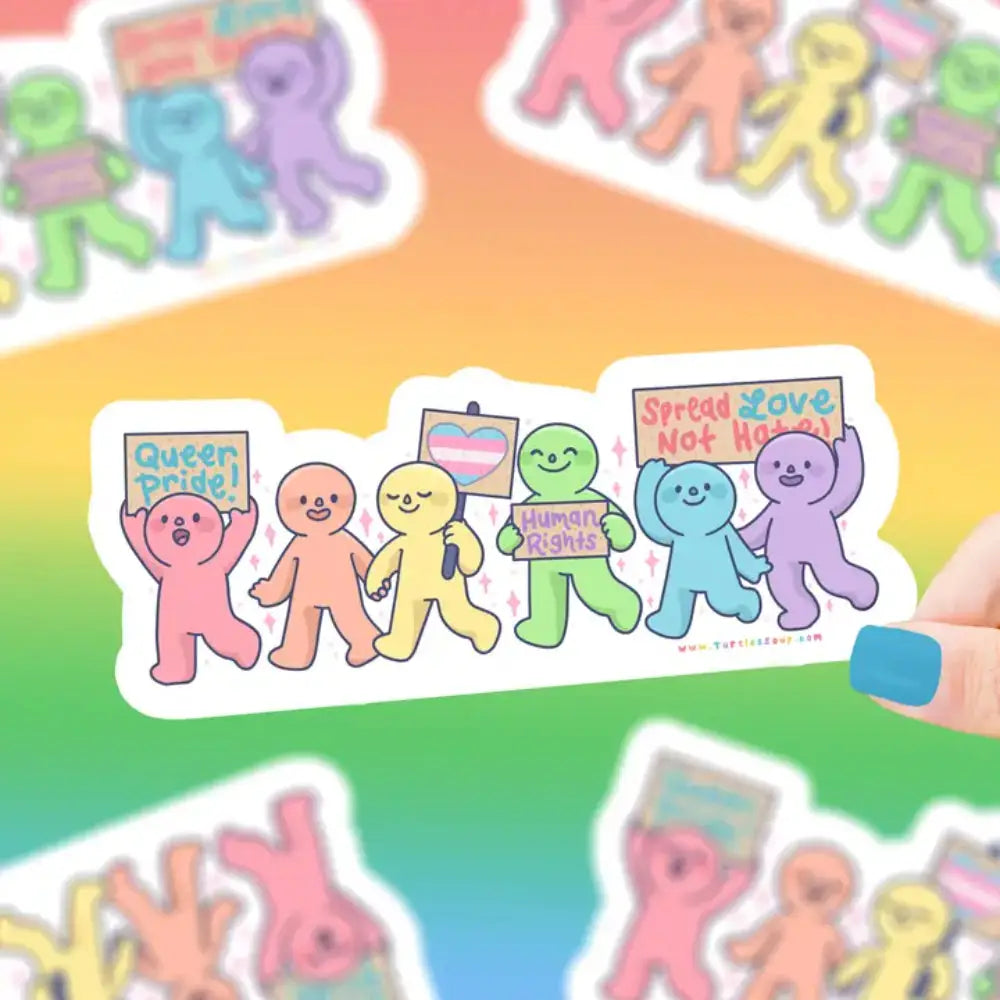 Pride Protest Sticker - Toys & Gifts