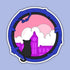 Pride Snapshot Enamel Pin - Genderfluid City - Gifts