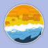 Pride Snapshot Sticker - Aroace Beach - Toys & Gifts