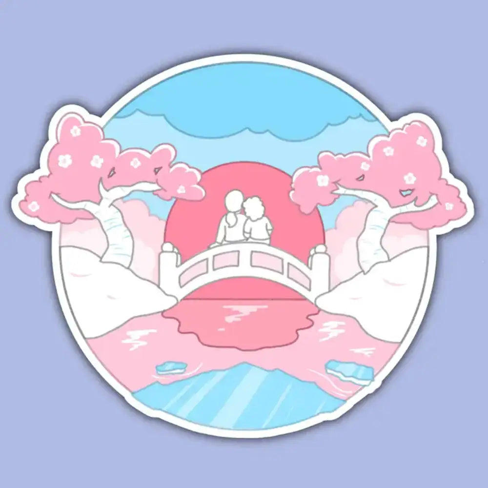 Pride Snapshot Sticker - Transgender Park - Toys & Gifts