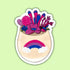 Pride Succulent Stickers - Bisexual - Gifts