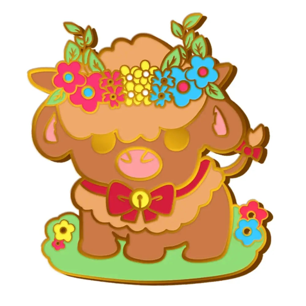 Proud Cows Pride Enamel Pin - Pansexual - Gifts