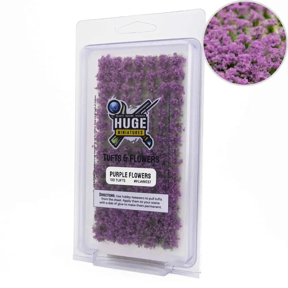 Purple Flowers - Paint & Tools