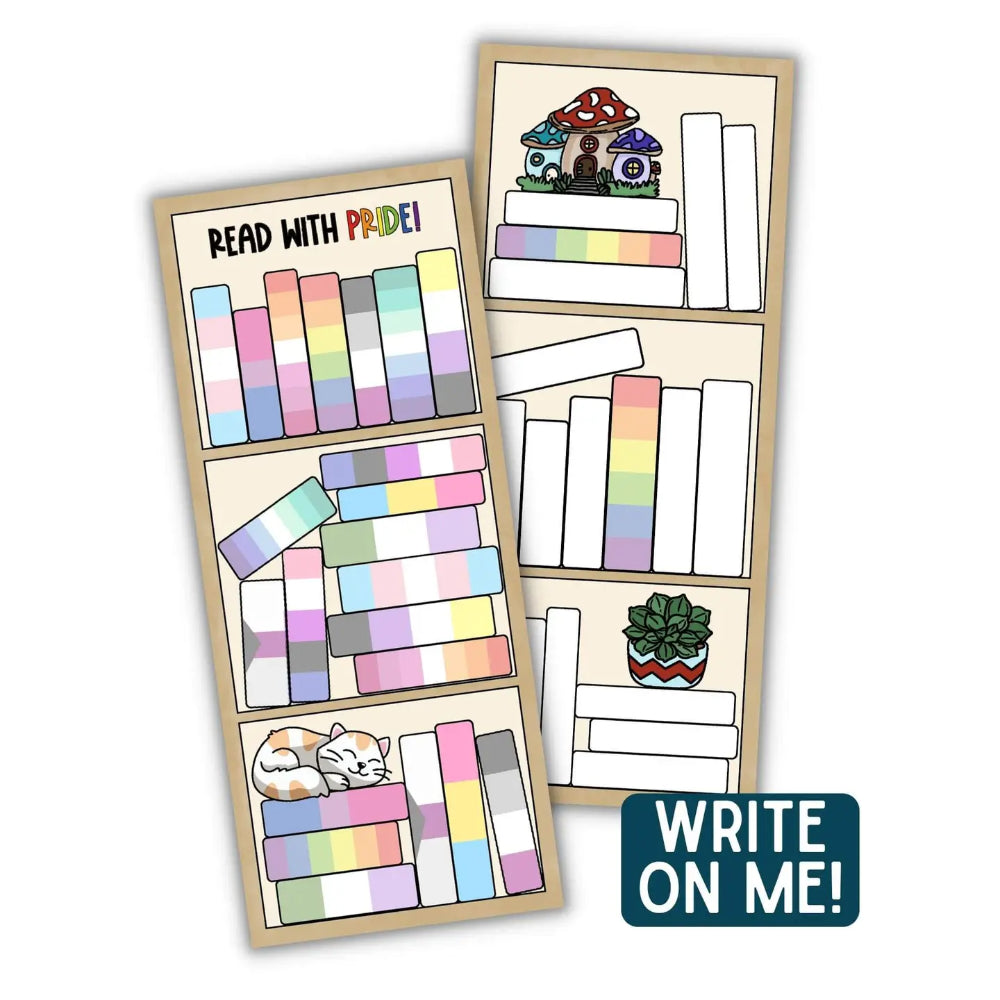 Queer Reads Book Tracker Bookmark - Gifts