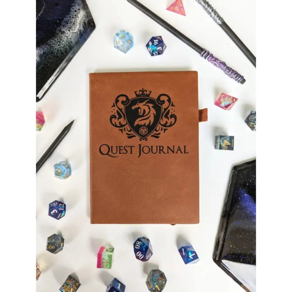 Quest Journal Mini Dot Leather Journal - Gifts