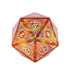 Radiant Sharp Edge 33mm D20 Die - Blaze - Dice & Dice Supplies