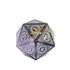 Radiant Sharp Edge 33mm D20 Die - Shadow - Dice & Dice Supplies