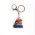 Rainbow Book Stack Keychain - Gifts