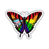 Rainbow Pride Butterfly Sticker - Gifts
