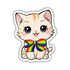 Rainbow Pride Kitten Sticker - Gifts