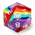 Rainbow Realms 55mm Silicone D20 Die - Dice & Dice Supplies