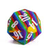 Rainbow Silicone 55mm D20 Die - Dice & Dice Supplies