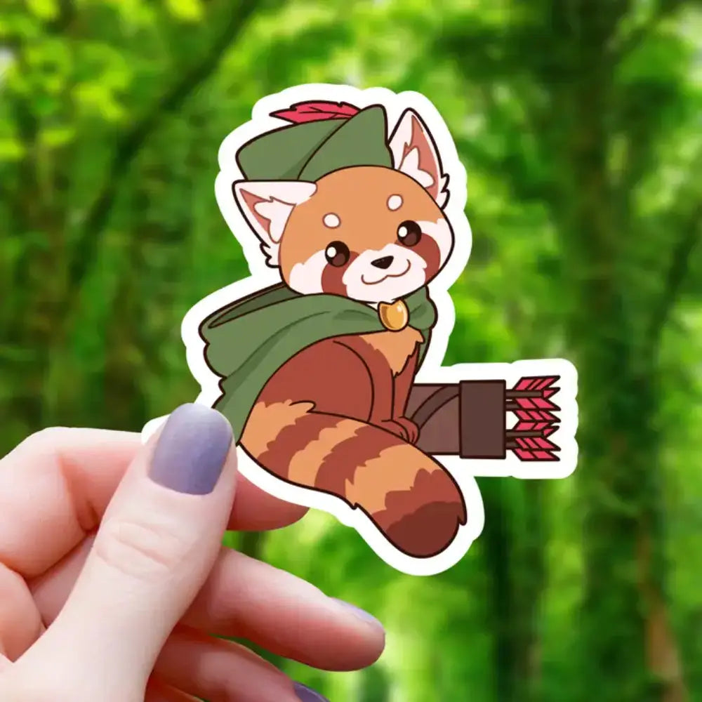 Ranger Red Panda Sticker - Toys & Gifts