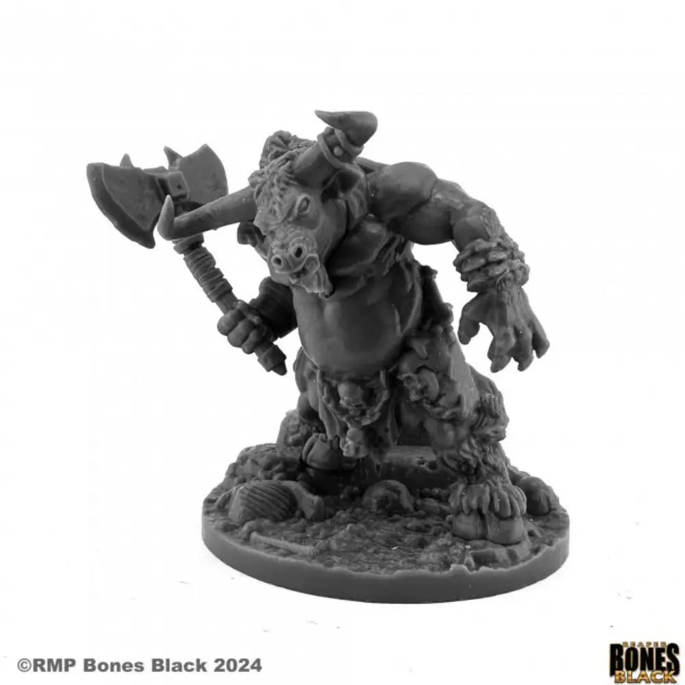 Reaper: Bones Black Minotaur - RPG Miniatures